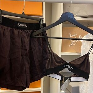 Tom Ford Brown Lingerie Set